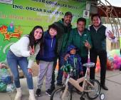 Óscar Bautista celebró 2025 con familias del distrito 03 