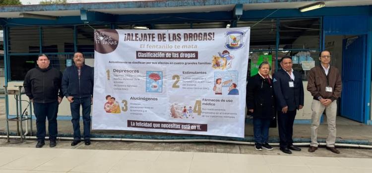 Impartieron pláticas contra el consumo de drogas en la ESGHAR