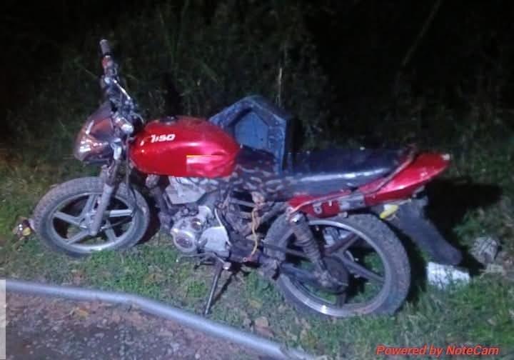 Abandonaron moto robada