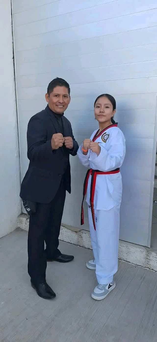 Huejutlense se coronó campeona de taekwondo 