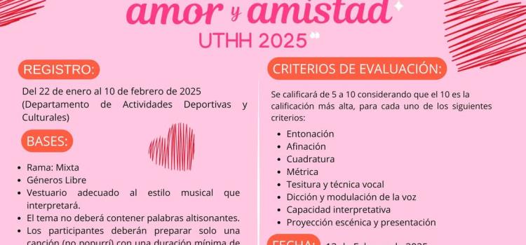 UTHH convoca a concurso de canto para el 14 de febrero