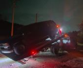 Vehículo se salió de la carretera         
