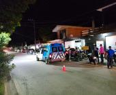 Motociclista chocó contra un vehículo      