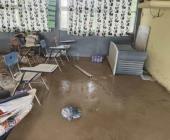 114 escuelas dañadas por las “inundaciones”